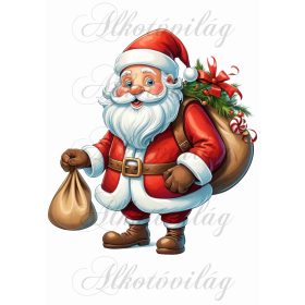 Párnablokk - vászontáska blokk Mikulással 6