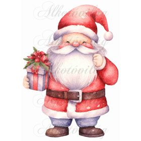 Párnablokk - vászontáska blokk Mikulással 8