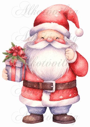 Párnablokk - vászontáska blokk Mikulással 8