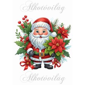 Párnablokk - vászontáska blokk Mikulással