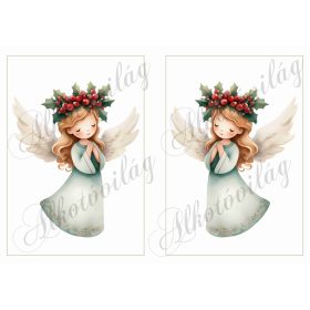 Kép angyalkával - 13 x 19 cm