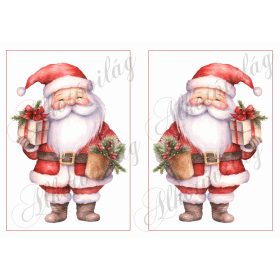 Képek festett mikulásokkal - 13 x 19 cm