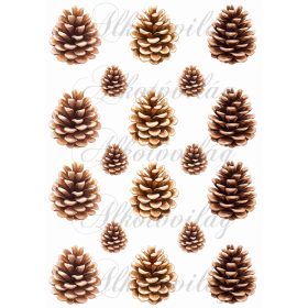 Tobozok - 6 cm magas