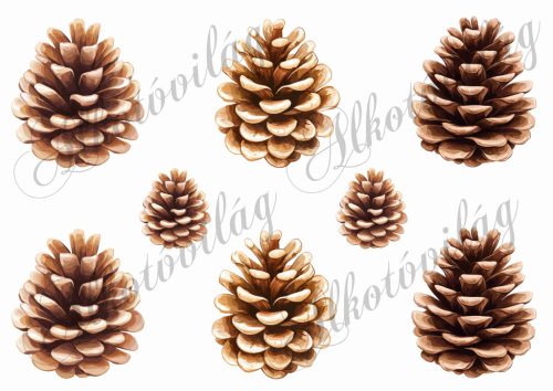 Tobozok - 8 cm magas