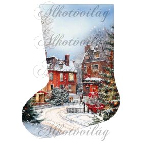 Mikuláscsizmák vintage karácsonyi hangulatban 2