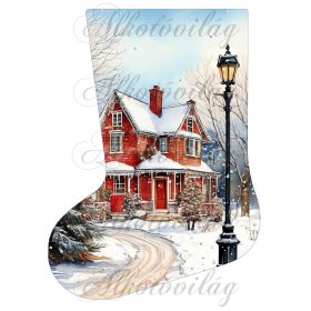 Mikuláscsizmák vintage karácsonyi hangulatban 3