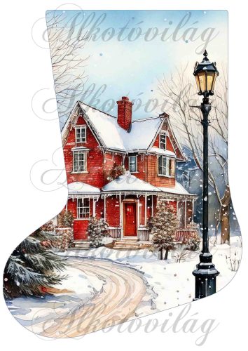 Mikuláscsizmák vintage karácsonyi hangulatban 3