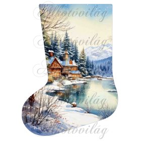 Mikuláscsizmák vintage karácsonyi hangulatban 5