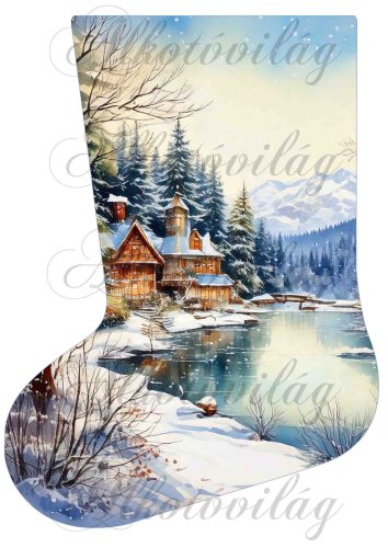 Mikuláscsizmák vintage karácsonyi hangulatban 5