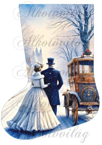 Mikuláscsizmák vintage karácsonyi hangulatban 6