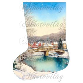 Mikuláscsizmák vintage karácsonyi hangulatban 7