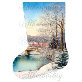 Mikuláscsizmák vintage karácsonyi hangulatban 8