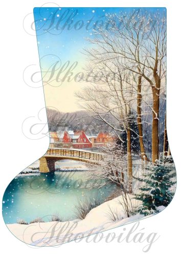 Mikuláscsizmák vintage karácsonyi hangulatban 8