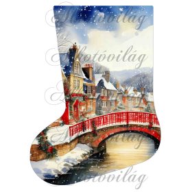 Mikuláscsizmák vintage karácsonyi hangulatban