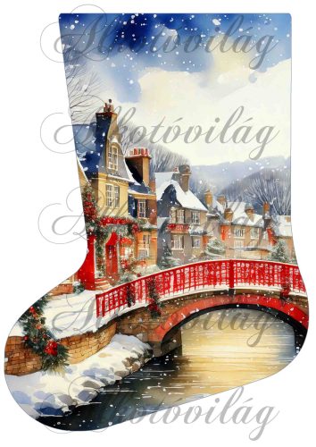 Mikuláscsizmák vintage karácsonyi hangulatban