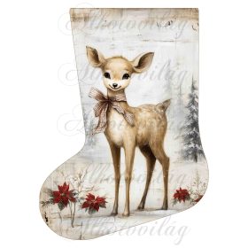 Mikuláscsizmák vintage stílusban őzikével