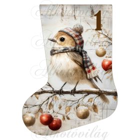 Adventi naptár vintage mikuláscsizma - 1