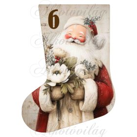 Adventi naptár vintage mikuláscsizma - 6