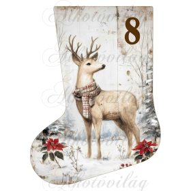 Adventi naptár vintage mikuláscsizma - 8