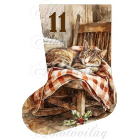 Adventi naptár vintage mikuláscsizma -11