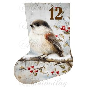 Adventi naptár vintage mikuláscsizma -12