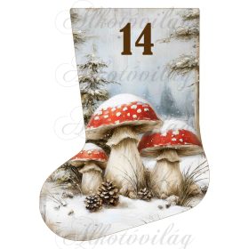 Adventi naptár vintage mikuláscsizma -14