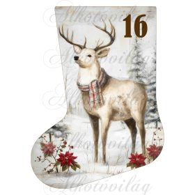 Adventi naptár vintage mikuláscsizma -16