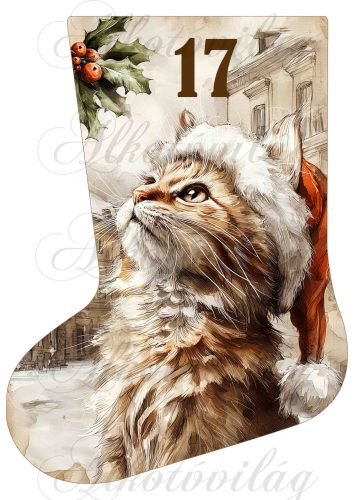 Adventi naptár vintage mikuláscsizma -17