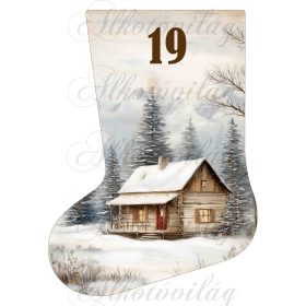 Adventi naptár vintage mikuláscsizma -19