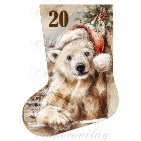 Adventi naptár vintage mikuláscsizma -20