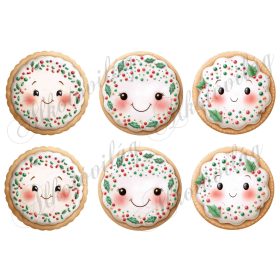 Mosolygós mézeskalács sütik - kb. 9 cm magasak