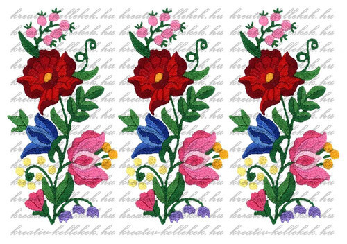 Kalocsai hímzett motívumok 