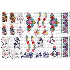 Kalocsai minták vegyesen 