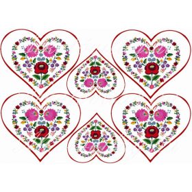 Kalocsai szívek nagyban