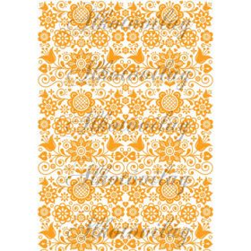 Folk minta narancsban