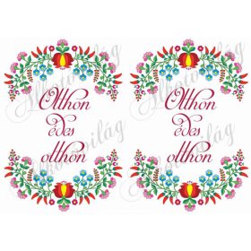 Otthon édes otthon kalocsai mintával