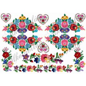 Kalocsai hímzés minta