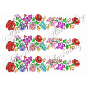 Népi motívumos minta