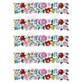 Kalocsai bordűrök 4 cm széles