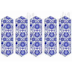 Könyvjelzők KÉK folk mintával