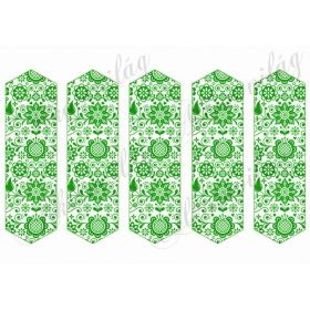 Könyvjelzők ZÖLD folk mintával