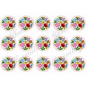 Kalocsai körök 5 cm átmérővel