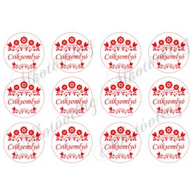 Kalocsai minta - CSÍKSOMLYÓ felirattal