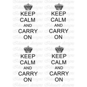 Keep calm... propaganda felirat 