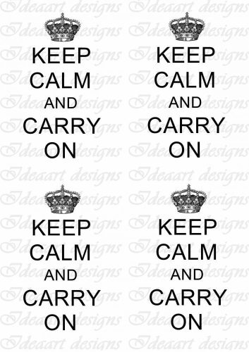 Keep calm... propaganda felirat 