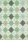 Rombusz mintás  zöldes árnyalatban