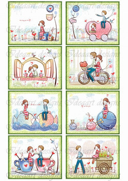 Kislány- kisfiú képekben