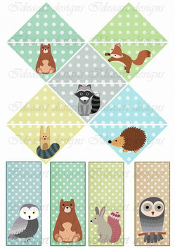 Könyvjelzők (sarok + hosszúkás)