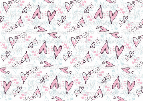 Szívek mindenfelé – fehér