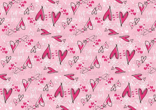 Szívek mindenfelé – pink